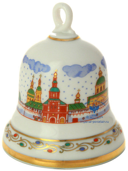 Фарфоровый колокольчик нарисовать